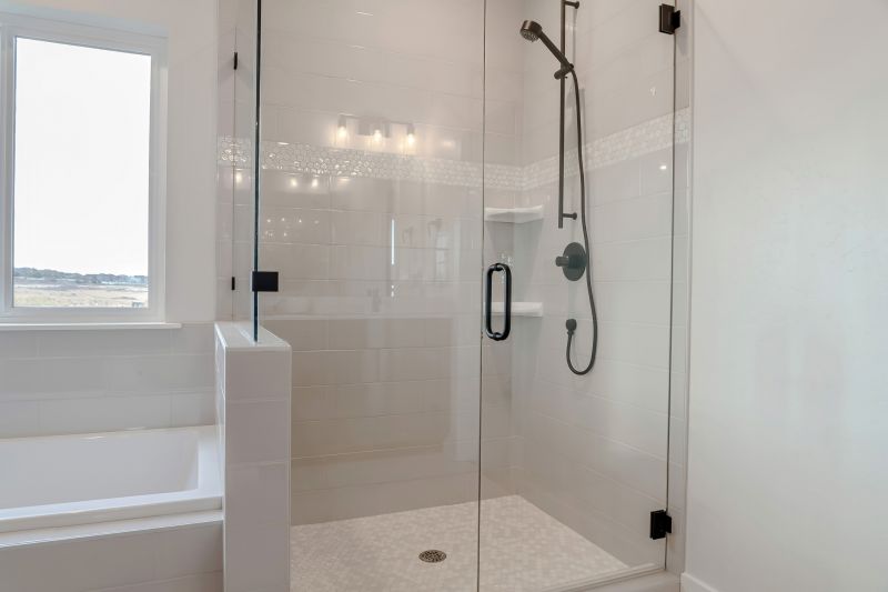 Glass Enclosed Corner Shower
